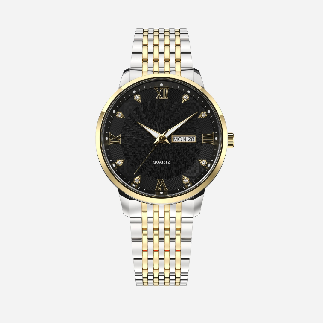 静 腕時計、ツートンノワール