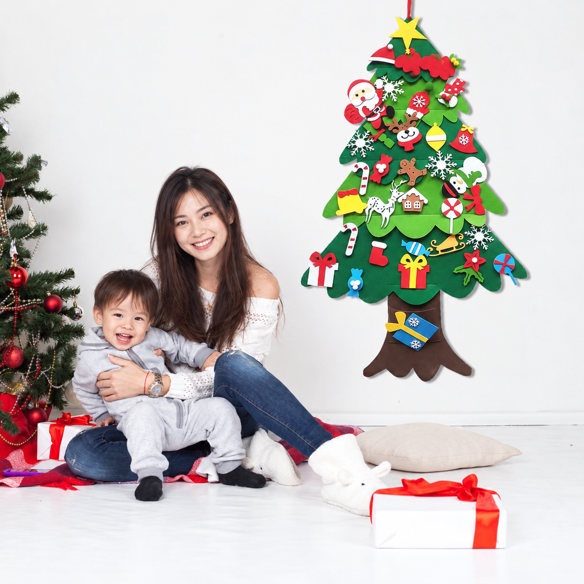 フェルトのクリスマスツリー｜モンテッソーリ知育玩具