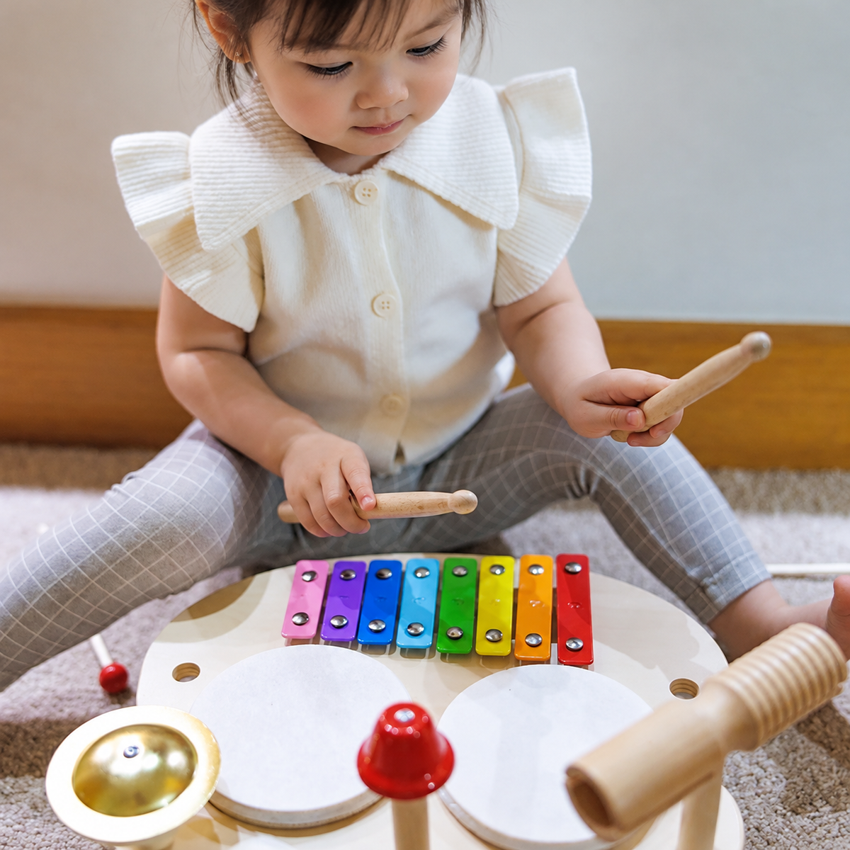 木製パーカッションセット｜モンテッソーリ知育玩具