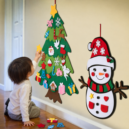 フェルトのクリスマスツリー｜モンテッソーリ知育玩具
