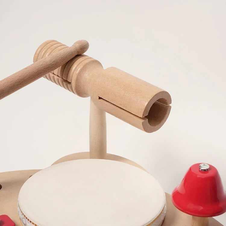 木製パーカッションセットの楽器